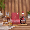 Refined Decanter & Liquor Gift Set, liquor gift, liquor, decanter gift, decanter, chocolate gift, chocolate, Montreal delivery