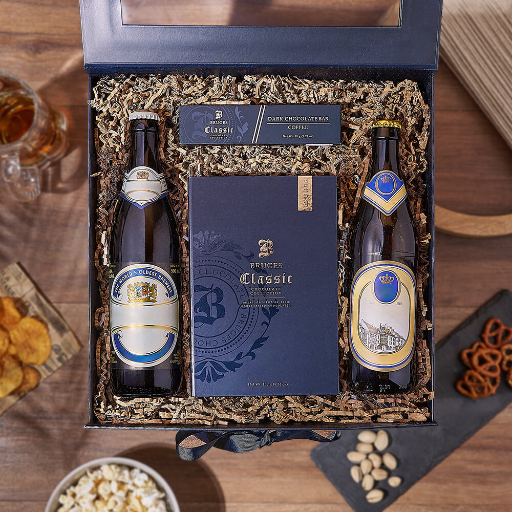 Rich Chocolate &amp; Craft Beer Box, beer gift, beer, chocolate gift, chocolate, Montreal delivery