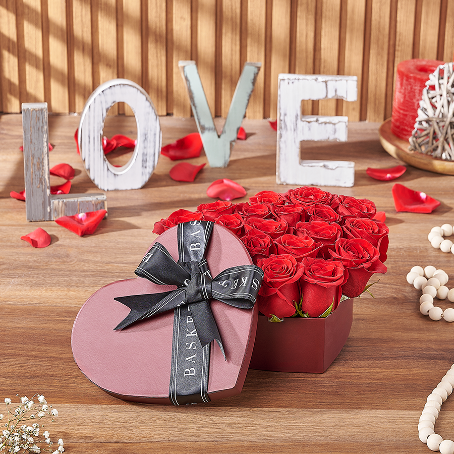 Rose Hat Box, rose gift, rose, valentines day gift, valentines day, flower gift, flower, Montreal delivery