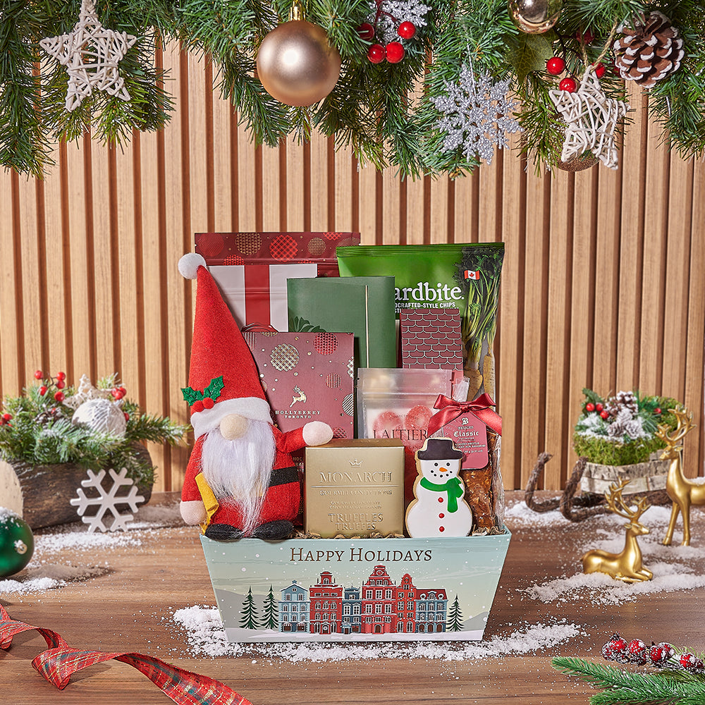 Santa’s Gourmet Snack &amp; Treat Set, christmas gift, christmas, chocolate gift, chocolate, Montreal delivery