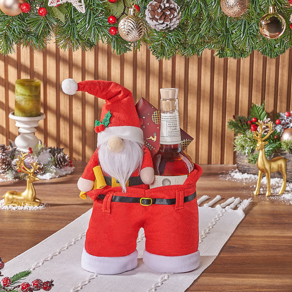 Santa’s Pants Spirits Gift, liquor gift, liquor, chocolate gift, chocolate, christmas gift, christmas, Montreal delivery