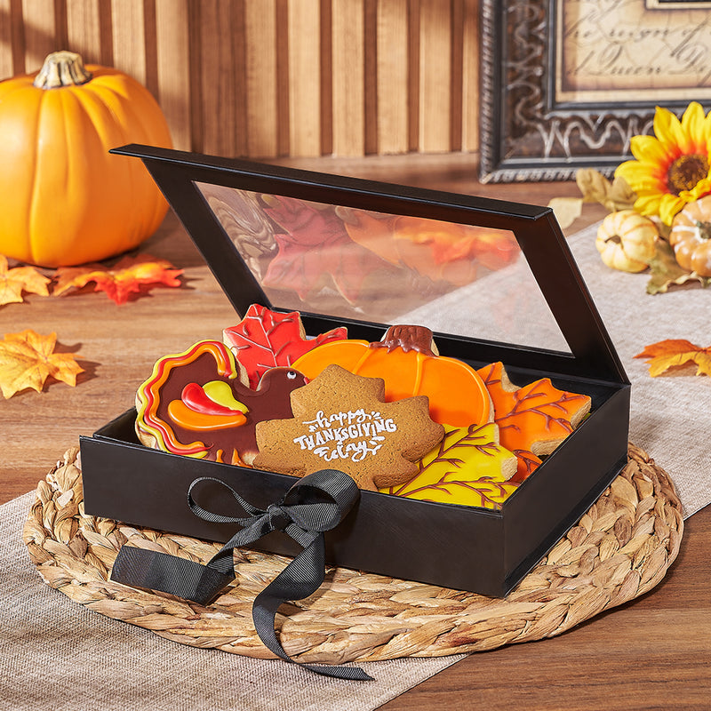 Thanksgiving Cookie Box, thanksgiving gift, thanksgiving, cookie gift, cookie, Montreal delivery