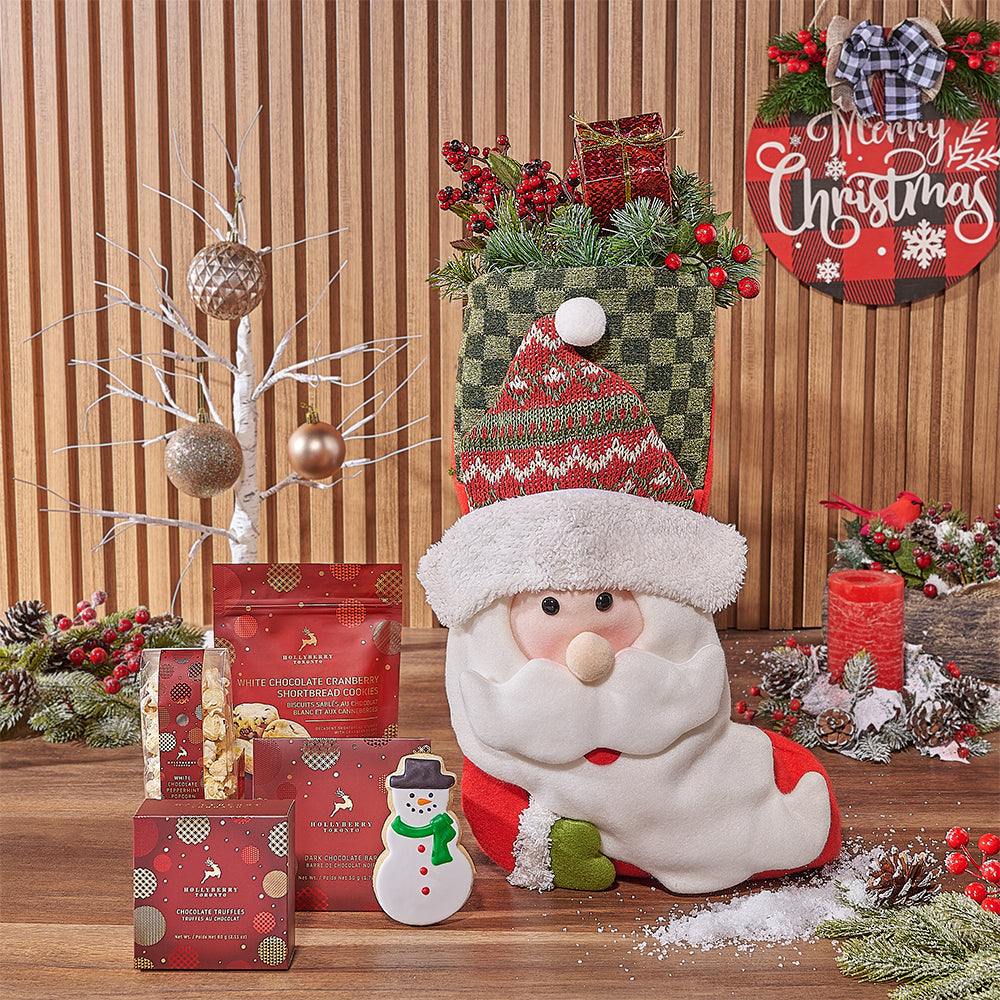 Christmas Snack Stocking Gift – how the gift is presented