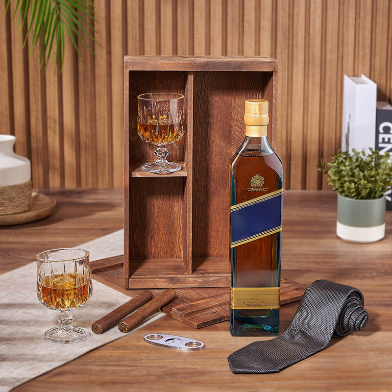 The Gentleman's Crate, liquor gift, liquor, cigar gift, cigars, Montreal delivery