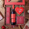 Valentine’s Wine Box, wine gift, wine, valentines day gift, valentines day, cookie gift, cookie, Montreal delivery