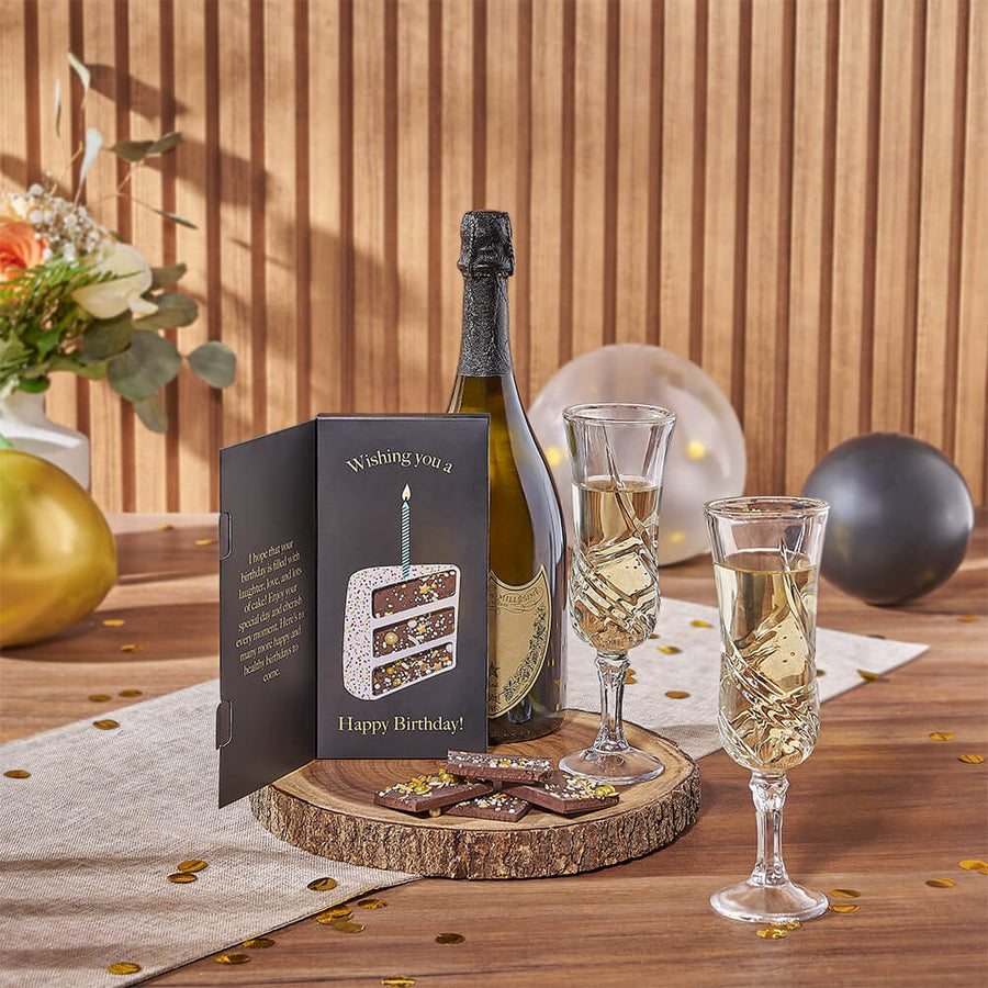 Wonderful Birthday Champagne Gift Set, champagne gift, champagne, sparkling wine gift, sparkling wine, birthday gift, birthday, Montreal delivery