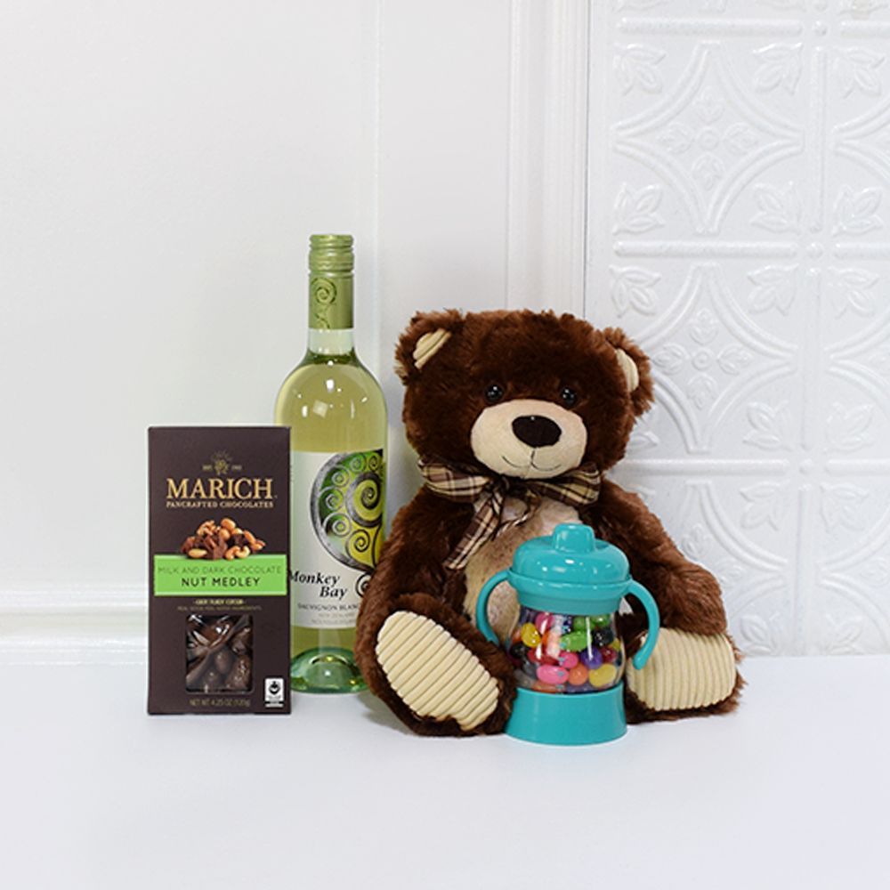 Baby Bear Sweet Celebration Set from Montreal Baskets - Montreal Delivery