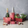 Christmas Joy Champagne Set from Montreal Baskets - Champagne Gift Set - Montreal Delivery.