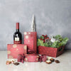 Christmas Morning Wine Gift Set from Montreal Baskets - Holiday Gift Basket - Montreal Delivery