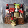 Christmas Wine Bounty Basket from Montreal Baskets - Wine Gift Basket - Montreal Delivery.