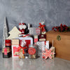 Cozy Holiday Wine Gift Basket from Montreal Baskets - Holiday Gift Basket - Montreal Delivery