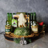 Deluxe Holiday Beer & Cheese Ball Gift Basket from Montreal Baskets - Beer Gift Basket - Montreal Delivery.
