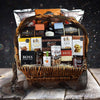"Deluxe Purim Gift Basket" Wine with Chips, Popcorns, Chocolate, and more from Montreal Baskets - Montreal Delivery