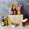 Gift your loved ones the amazing Gourmet Game Day Beer Gift Crate that’s full of crunchy and flavorful treats made just for the big day from Montreal Baskets - Montreal Delivery