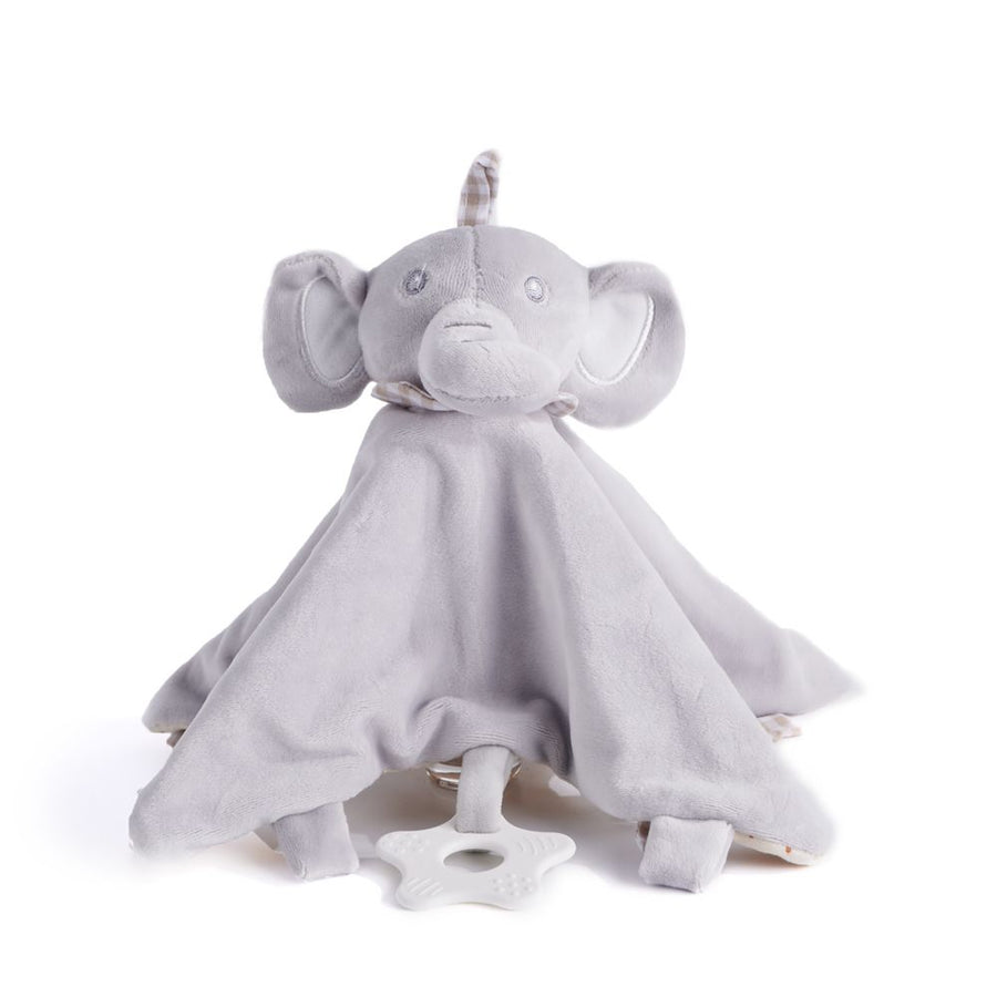 Grey Plush Elephant Blanket from Montreal Baskets - Plush Gift - Montreal Delivery.