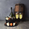 Halloween Ghost Strawberry Gift Set from Montreal Baskets - Champagne Gifts Set - Montreal Delivery.