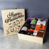 Halloween Wine & Treats Crate from Montreal Baskets - Halloween Gift Baskets - Montreal Delivery