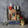Happy Holidays Beer & Snacks Gift Basket from Montreal Baskets - Montreal Delivery