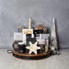 Holiday Bubbly & Snowflake Snack Gift Set from Montreal Baskets - Montreal Delivery
