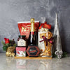 Holiday Champagne & Cheese Snack Basket from Montreal Baskets - Montreal Delivery