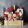 Holiday Champagne & Treats Basket from Montreal Baskets - Montreal Delivery