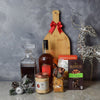 Holiday Liquor Decanter & Treats Basket from Montreal Baskets- Montreal Delivery