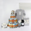 “Huggies & Chuggies” Celebration Gift Set from Montreal Baskets - Montreal Delivery