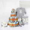 “Huggies & Chuggies” Gift Set from Montreal Baskets - Baby Gift Basket - Montreal Delivery