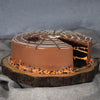 "Large Halloween Spiderweb Cake" Chocolate Cake with Spiderweb Pattern from Montreal Baskets - Montreal Delivery