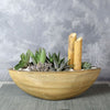 Moss Park Succulent Boat Garden from Montreal Baskets - Montreal Delivery