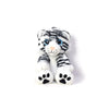 "Plush & Perfect Baby Gift Set" Tiger Plush and 3 Tier Diaper Cake from Montreal Baskets - Montreal Delivery