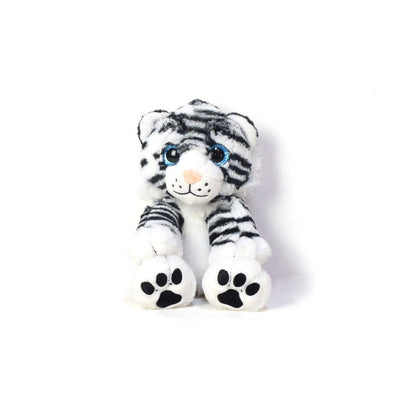 "Plush & Perfect Baby Gift Set" Tiger Plush and 3 Tier Diaper Cake from Montreal Baskets - Montreal Delivery