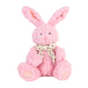 "Posh Dusty Rose Bunny" A Bunny wearing Polka-dotted Bow from Montreal Baskets - Montreal Delivery