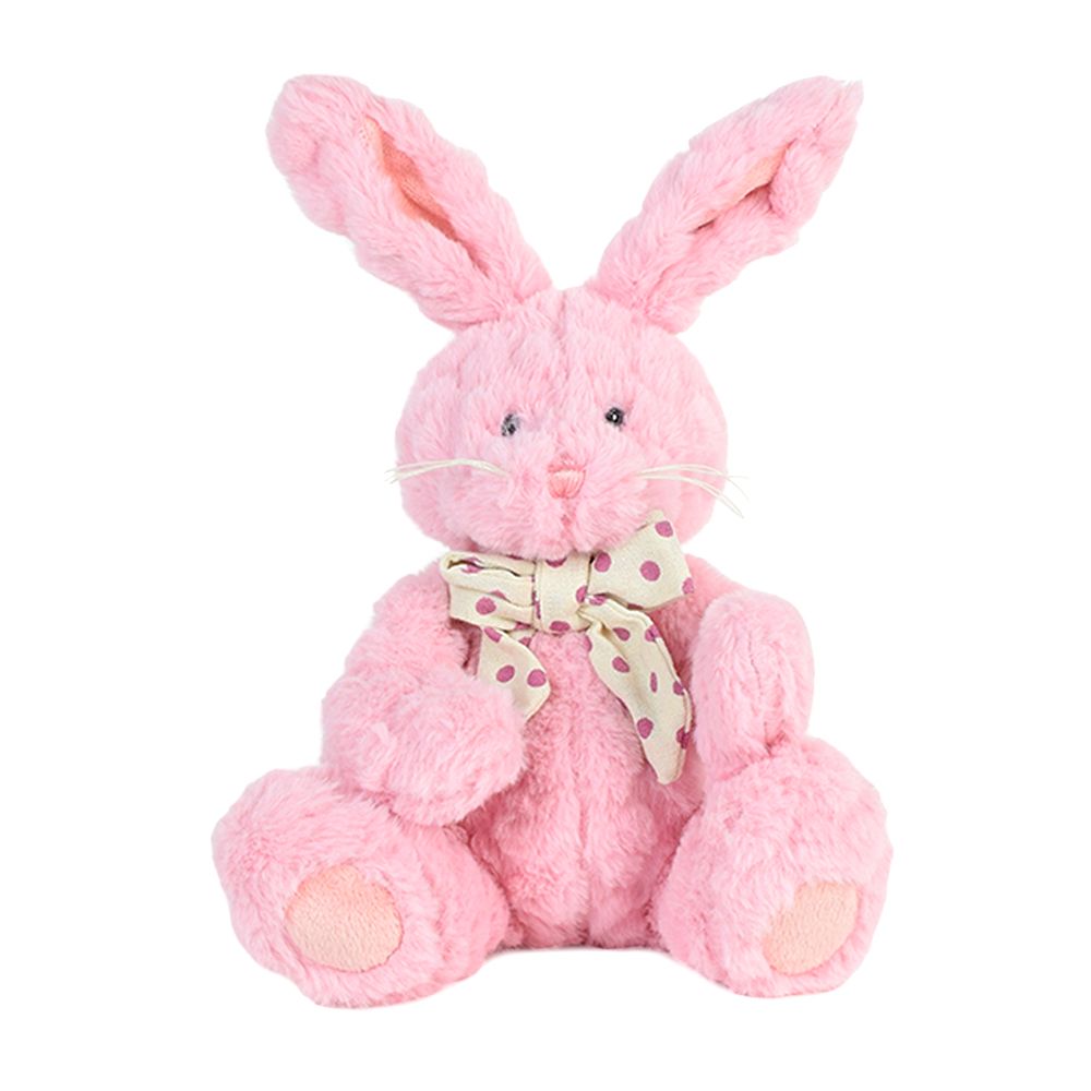 Posh Dusty Rose Bunny from Montreal Baskets - Baby Gift Basket - Montreal Delivery