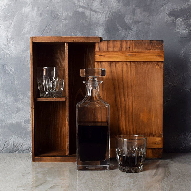 Rustic Decanter Gift Set from Montreal Baskets - Montreal Delivery