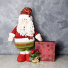 "Santa & Gourmet Chocolates Gift Set" Santa Decoration and a box of Chocolates from Montreal Baskets - Montreal Delivery