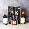 The Chilling & Grilling Gift Set combines a superb selection of savoury barbecue seasonings, barbecue sauce and an assortment of wines, they’re sure to love! Featured in this gift set is an essential selection of tools and accessories that any griller will need when it comes to barbequing from Montreal Baskets - Montreal Delivery