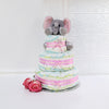 A new parent can never have enough diapers, making That’s the Unisex Diaper Cake one of the most crucial gift baskets Birbaby offers. Whether it's for a baby shower or a simply to congratulate a new parent, this gift basket is sure to be appreciated from Montreal Baskets - Montreal Delivery