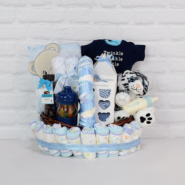 Wonder Boy Baby Gift Basket Montreal Baskets Montreal Delivery